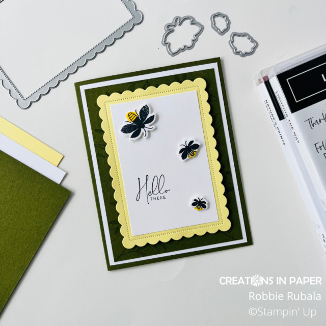 Look at those cute lightning bugs!  Use the Lighting the Way from Stampin' Up to make your version.