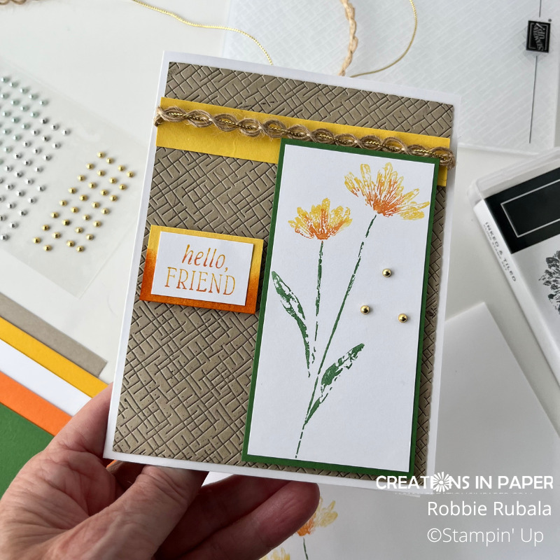 Embossing Folder Fun You Tube Live - Creations in Paper