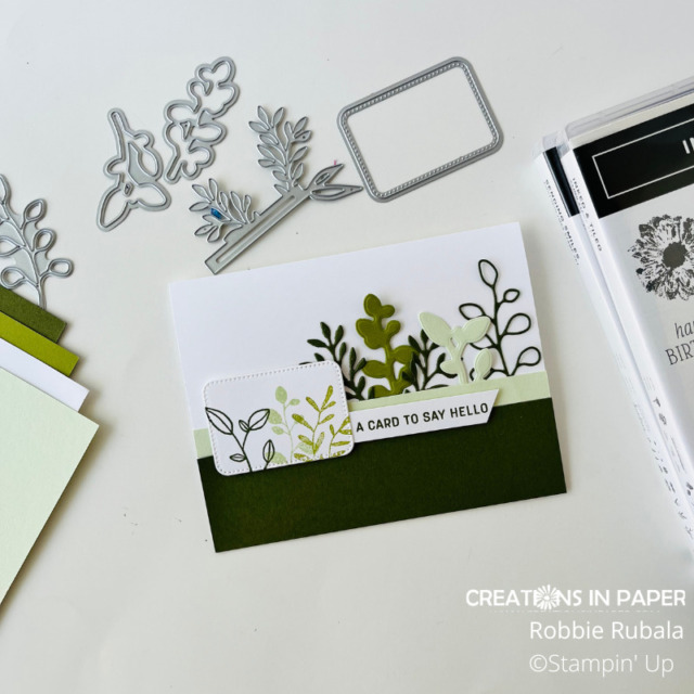 Leaves are a great element for a masculine card.  Check out how I used leaves on this Timeless Charm dies make this masculine idea.  Add these leaves to your collection by clicking through to the blog post.