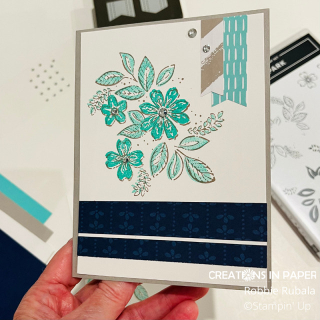 close up of the Stampin' Up Petal Park color combo