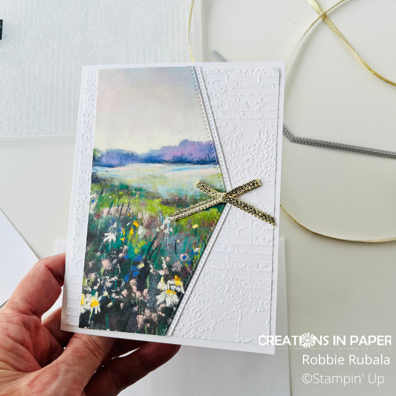 Stampin' Up Meandering Meadow Creations in Paper