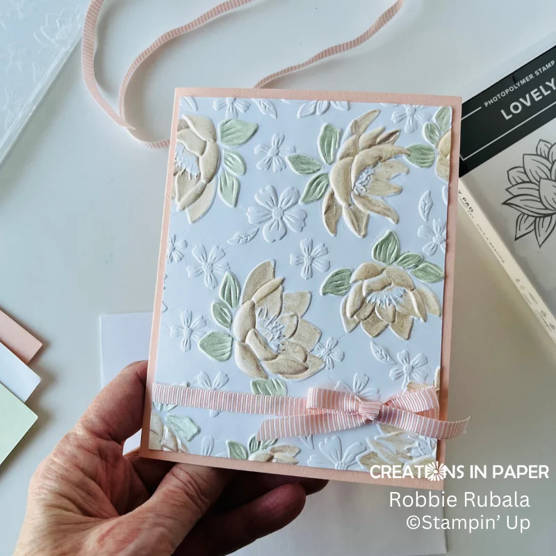 Another play with Layered Florals - Creations in Paper