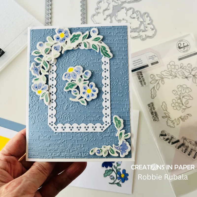 Anything Goes Saturday - Arch Floral - Creations in Paper