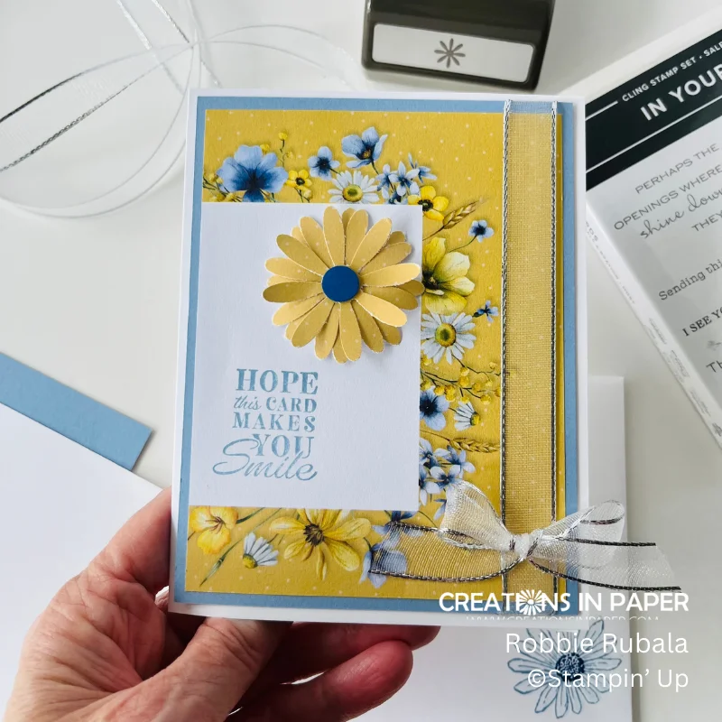 Anything Goes Saturday - Daisy smile - Creations in Paper