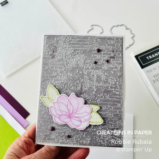 Embossing Vellum - another technique