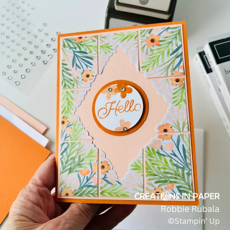 Frames & Flowers fun frame idea - Creations in Paper