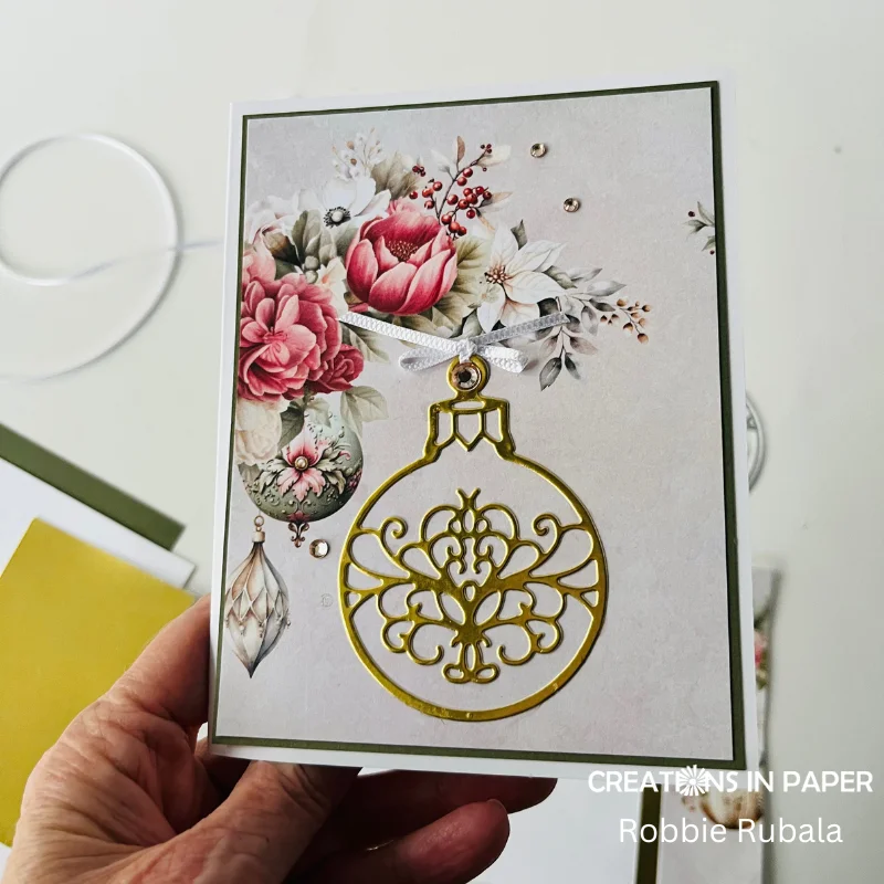 Anything Goes Saturday - Uniquely Creative ornament - Creations in Paper