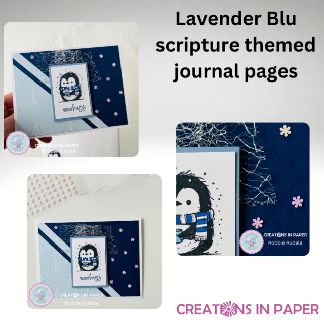 Lavender Blu scripture themed journal pages