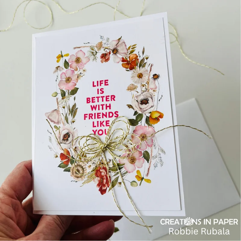 Across the Waves - friends - Creations in Paper