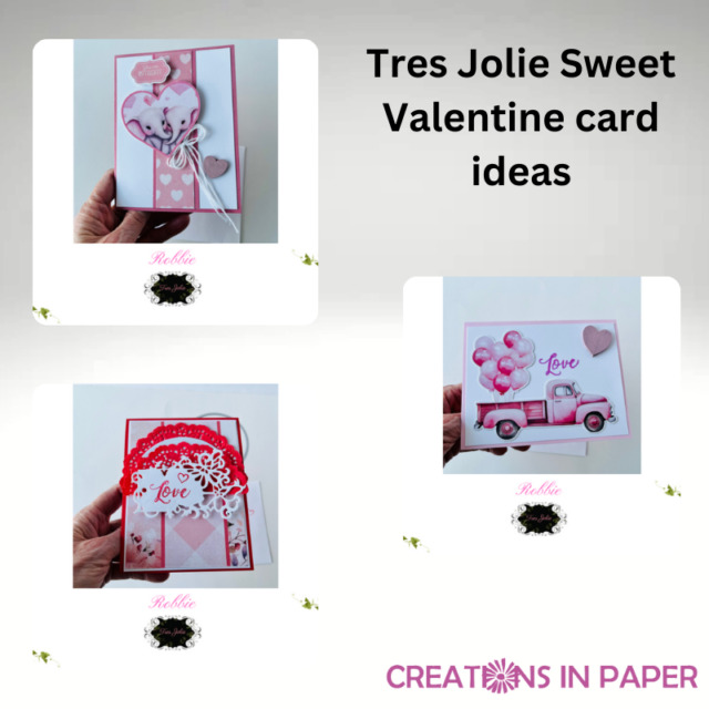 Tres Jolie Sweet Valentine card ideas