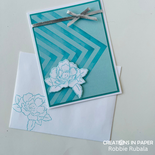 Peony Fantasy stencil idea