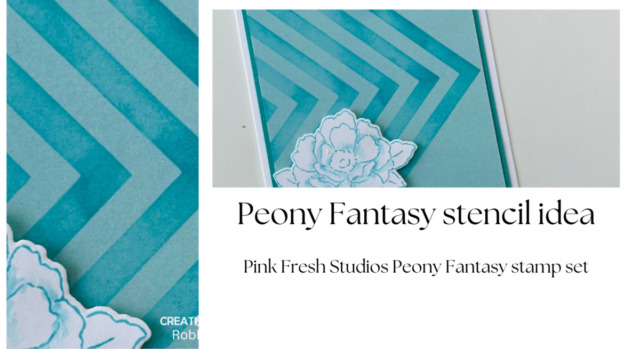 Peony Fantasy stencil idea