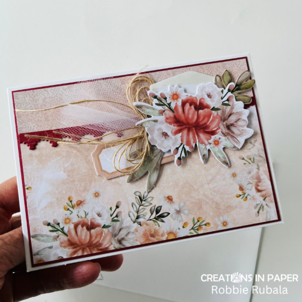 Anything Goes Saturday - Gypsy Heart card - Creations in Paper