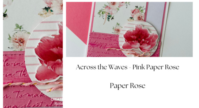 Across the Waves - Pink Paper Rose