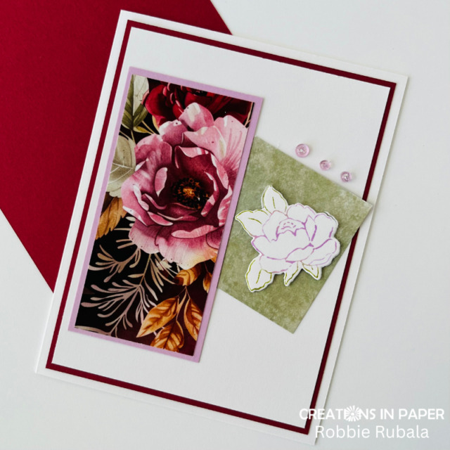 Fall Florals One Sheet Wonder idea
