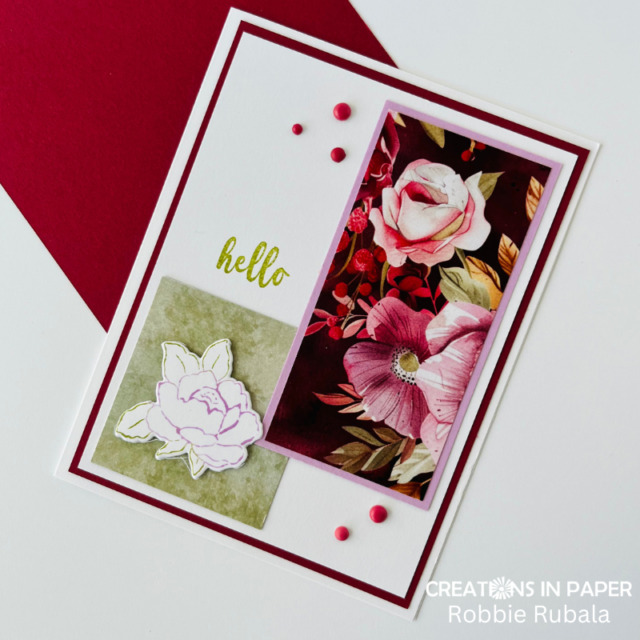 Fall Florals One Sheet Wonder idea