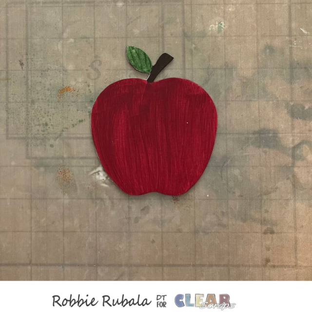 Fall banner using Clear Scraps Fall Collection shapes