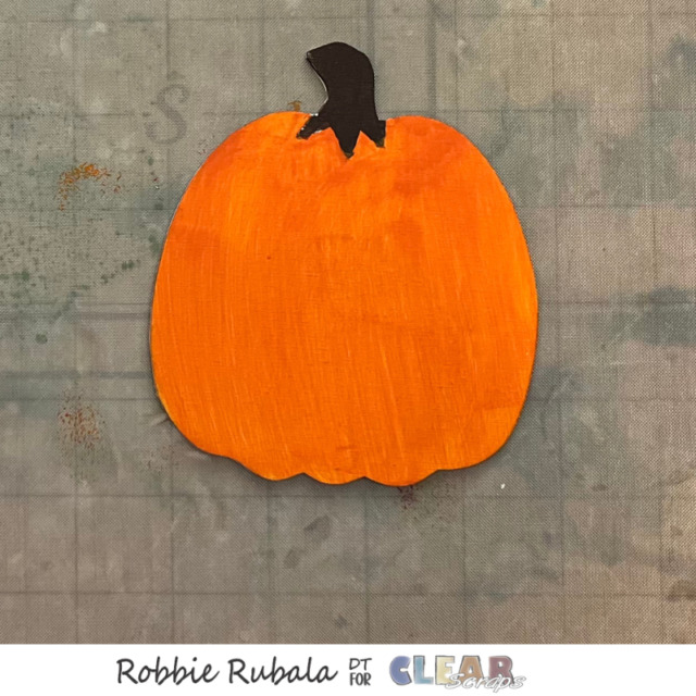 Fall banner using Clear Scraps Fall Collection shapes