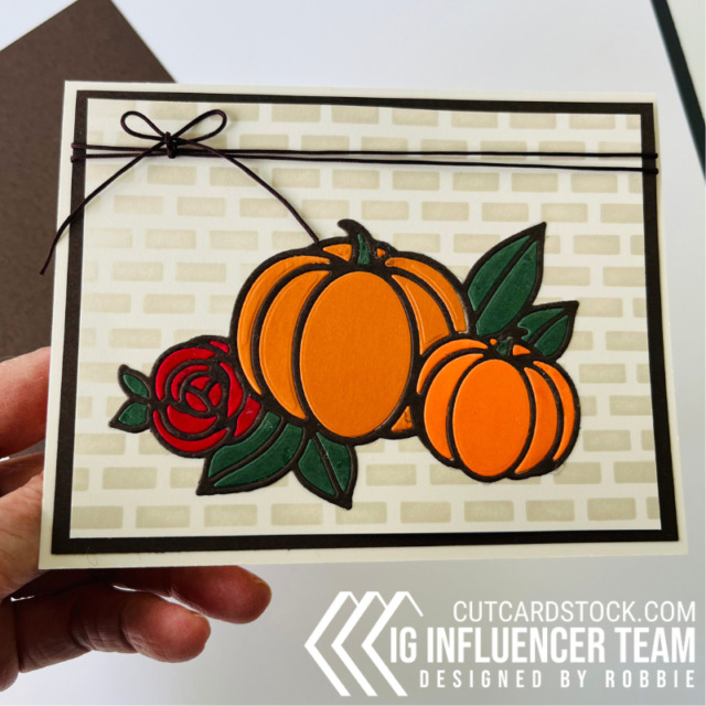 Inlaid idea using CutCardStock