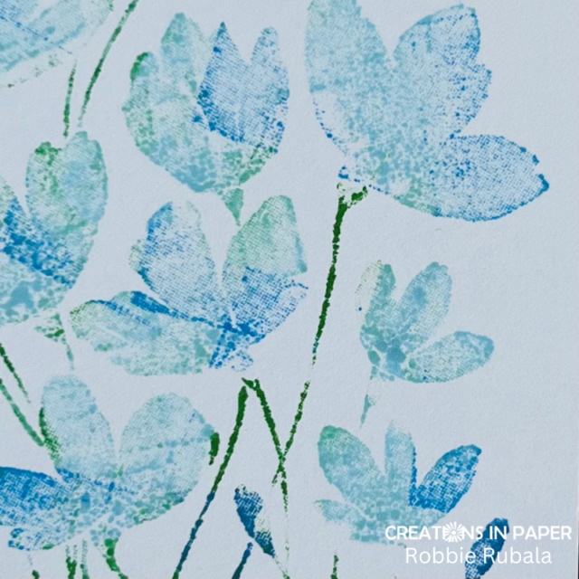 Across the Waves - thumping with an ink cube