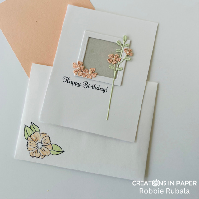 Anything Goes Saturday - clean and simple birthday card