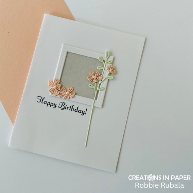 Anything Goes Saturday - clean and simple birthday card