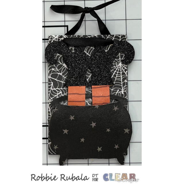 Clear Scraps Halloween wall decor