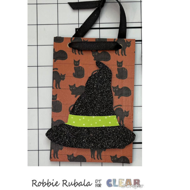 Clear Scraps Halloween wall decor
