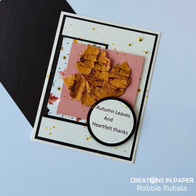 Ink cube thumping with a die cut