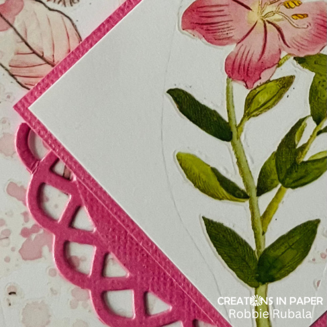 Across the Waves - make your own pattern paper using rub ons