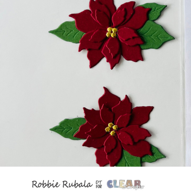 Clear Scraps Bell Bulbs and Ho Ho Ho scrapbook page