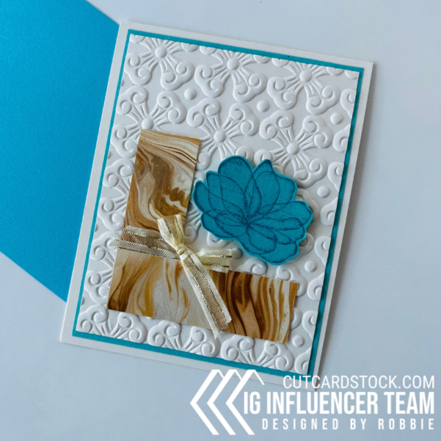 CutCardStock embossed background