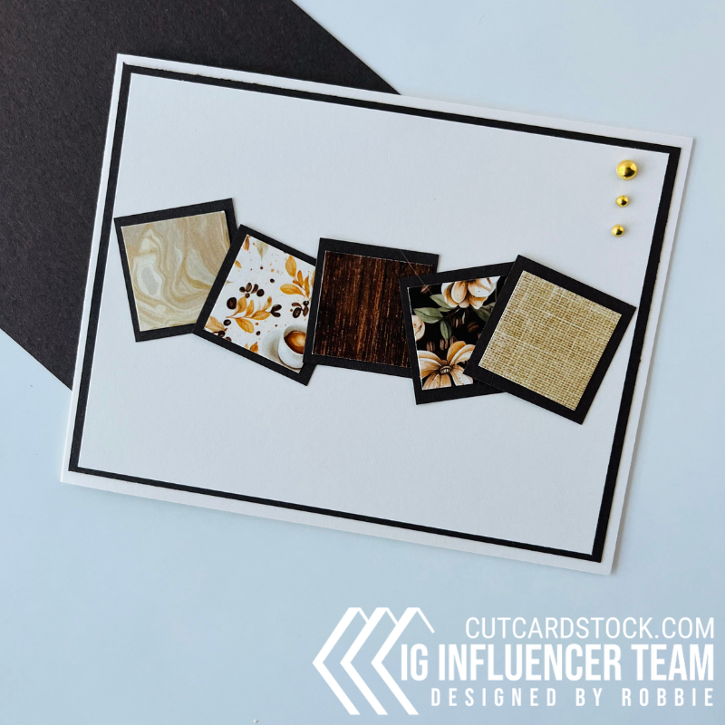 CutCardStock clean and simple card - Creations in Paper