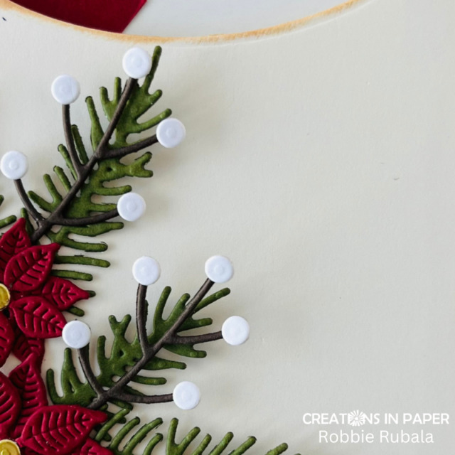 Poinsettia gift card holder