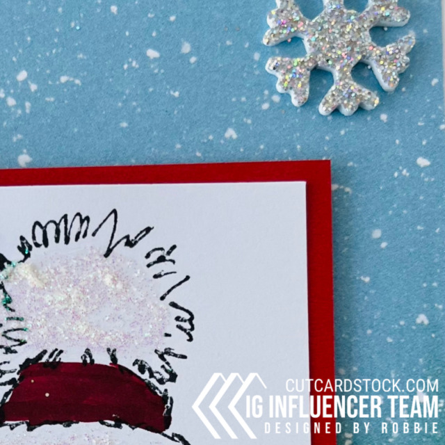 Snow CutCardStock idea