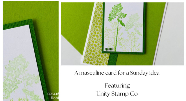 A masculine card for a Sunday idea