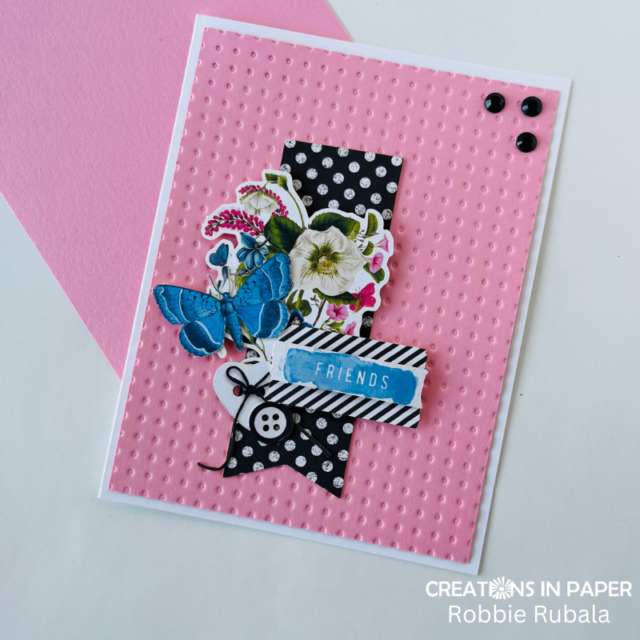 Anything Goes Saturday - embossing with a hot foil plate