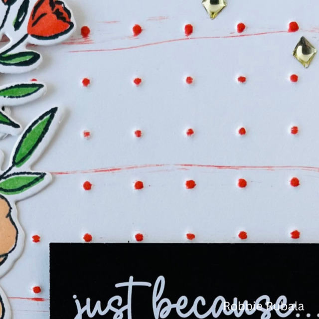 Anything Goes Saturday - just because foil plate embossing