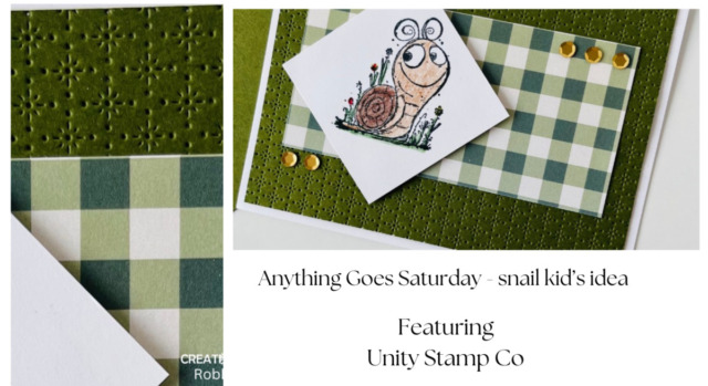 Anything Goes Saturday - snail kid's idea