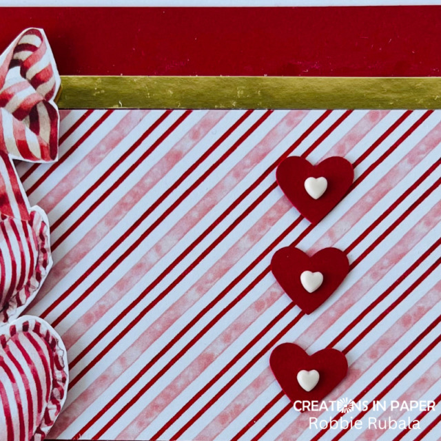 Cascading hearts with CutCardStock
