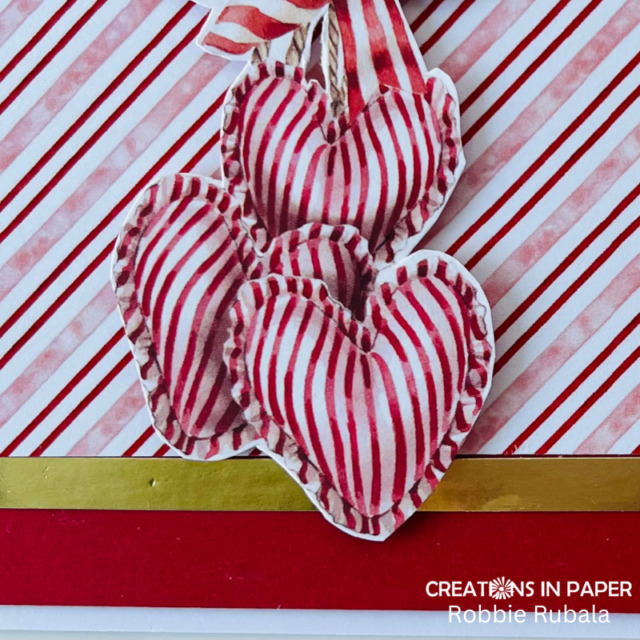 Cascading hearts with CutCardStock