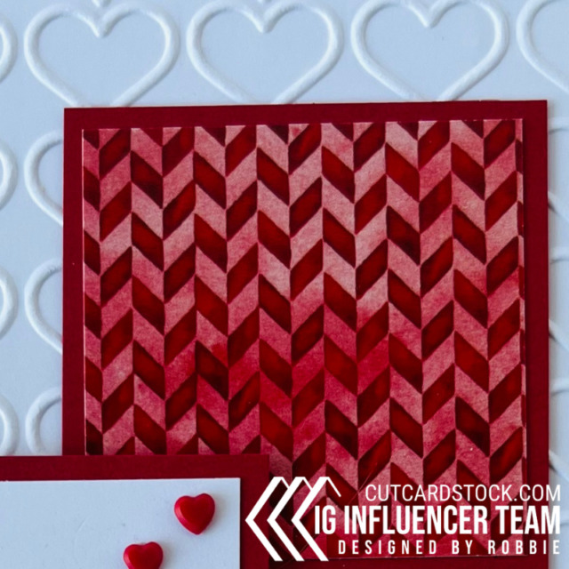 CutCardStock From My Heart