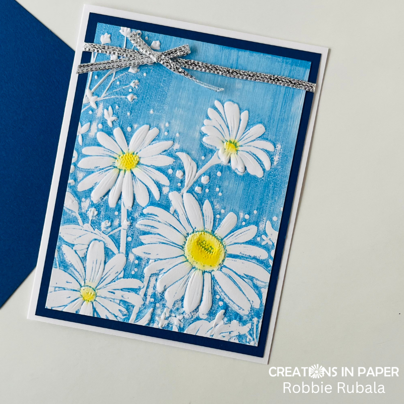 Anything Goes Saturday Fresh Daisies idea - Creations in Paper