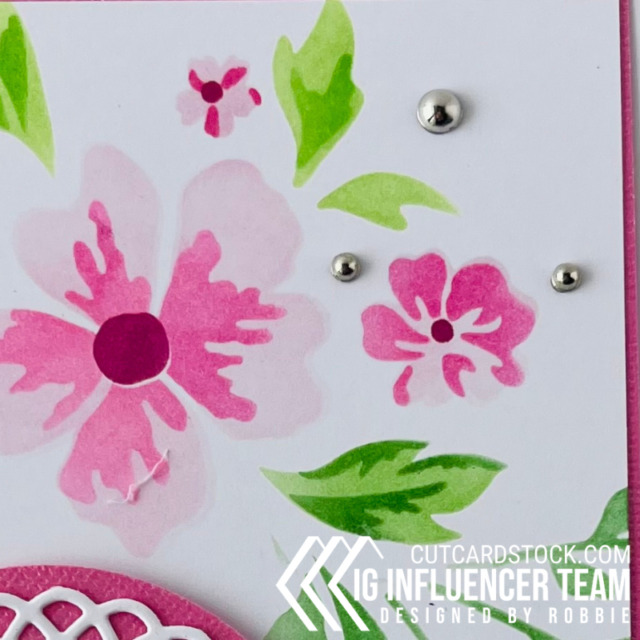 Pretty Pnk Flowers for CutCardStock