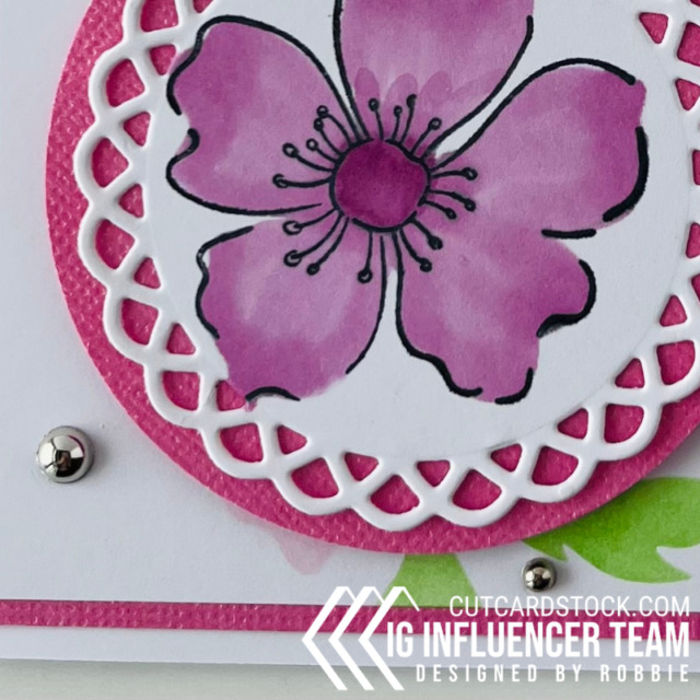 Pretty Pink Flowers for CutCardStock