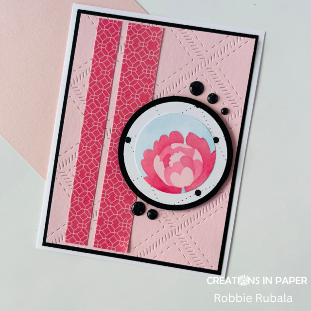 Anything Goes Saturday - Peony stencil