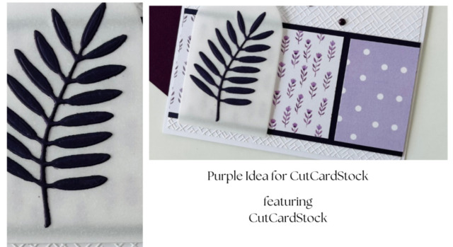 Purple idea for CutCardStock
