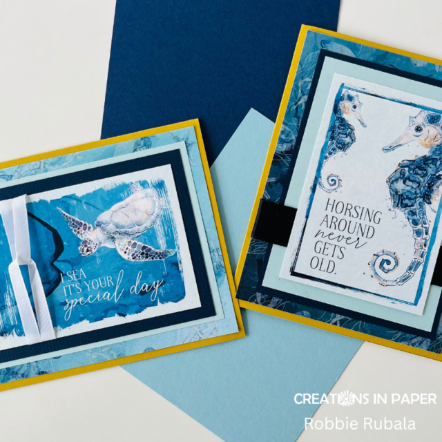 Sunday Ideas - Club Scrap Under the Sea 6 in 60 card kit