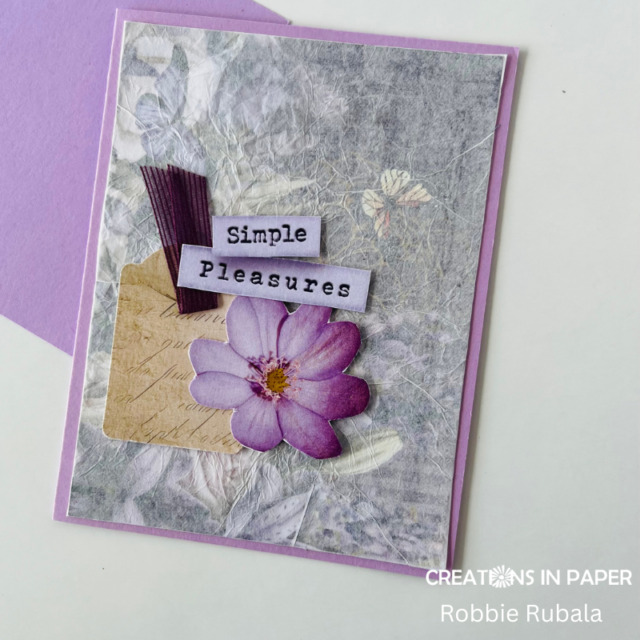 Sunday ideas - Faux Silk technique