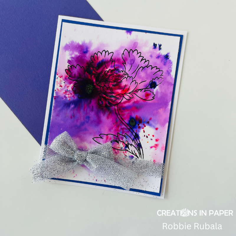 Anything Goes Saturday - playing with Color Bursts - Creations in Paper